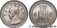 CHINA 10 Cents (10 Fen) Sun Yat-Sen CHINA (1936) (21mm, 4,53g, 12h) -