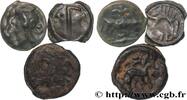 FRANCE Lot de 3 monnaies gauloises LOTS (mm, g, h) -