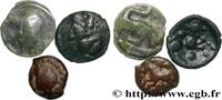FRANCE Lot de 3 monnaies gauloises LOTS (mm, g, h) -