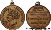 FRANCE Médaille, Les fêtes d’Arcachon de septembre MUSIQUE, ARTS ET CONCERTS 33 - Arcachon 1877 (38mm, 9,54g, 12h) -