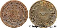 FRANCE Médaille, 250e anniversaire de la loge anglaise 20 ORIENTS DE PROVINCE 33 - Bordeaux 1982 (53mm, 61,39g, 6h) -