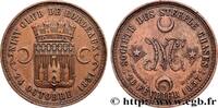 FRANCE Médaille, Société des steeple chases, New club de SECOND EMPIRE 33 - Bordeaux 1857 (37mm, 21,83g, 12h) -