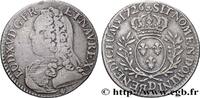 FRANCE Cinquième d'écu aux branches d'olivier, buste habi LOUIS XV THE BELOVED Lyon 1726 (25mm, 5,79g, 6h) -