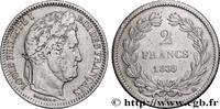 FRANCE 2 francs Louis-Philippe LOUIS-PHILIPPE I Strasbourg 1839 (27mm, 9,84g, 6h) -