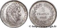 FRANCE 2 francs Louis-Philippe LOUIS-PHILIPPE I Paris 1846 (27mm, 10,00g, 6h) -