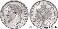 FRANCE 2 francs Napoléon III, tête laurée SECOND EMPIRE Paris 1869 (27mm, 9,97g, 6h) -