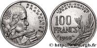 FRANCE 100 francs Cochet, Chouette IV REPUBLIC 1958 (24mm, 5,95g, 6h) -