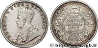 BRITISH INDIA 1 Rupee (Roupie) Georges V BRITISH INDIA Calcutta 1917 (30,52mm, 11,63g, 12h) -