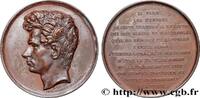 FRANCE Médaille, Armand Carrel et l'assassinat de Ney, PERSONNAGES (1835) (42mm, 47,76g, 12h) -