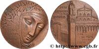 FRANCE Médaille, Sainte Catherine de Sienne MÉDAILLES RELIGIEUSES Monnaie de Paris 1977 (63mm, 147,52g, 12h) -