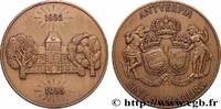 FRANCE Médaille, Centenaire d’Antverpia Leven ASSURANCES 1985 (49,5mm, 57,72g, 12h) -