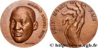 FRANCE Médaille, Martin Luther King PERSONNAGES Monnaie de Paris 1969 (67mm, 179,22g, 12h) -