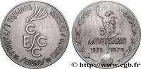 FRANCE Médaille, 50e anniversaire, Credito y Caucion ASSURANCES Espagne, Madrid 1979 (49,5mm, 44,91g, 12h) -