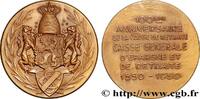 FRANCE Médaille, Centenaire de la Caisse générale d’éparg ASSURANCES 1950 (41,5mm, 31,66g, 12h) -