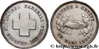 FRANCE Médaille, Fondation de la Société fédérale de seco ASSURANCES Suisse, Genève (1844) (32mm, 13,59g, 12h) -