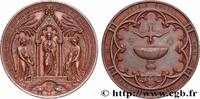 FRANCE Médaille de Baptême, Communion et Confirmation RELIGIONS (1863-1876) (50,5mm, 66,76g, 12h) -