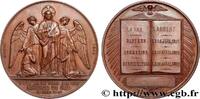FRANCE Médaille de baptême, communion et confirmation RELIGIONS (1871-1883) (51mm, 59,98g, 12h) -