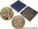 FRANCE Médaille, 100e anniversaire du Syndicat ouvrier de ASSOCIATIONS PROFESSIONNELLES - SYNDICATS Monnaie de Paris 1999 (82,5mm, 405,90g, 12h) -