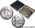 FRANCE Médaille, Utamaro (Kitagawa), n°89 JAPON Monnaie de Paris 1984 (79mm, 381,22g, 12h) -