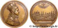 FRANCE Médaille, Le sacre de Reims, refrappe LOUIS XIV LE GRAND OU LE ROI SOLEIL Monnaie de Paris n.d. (71,5mm, 182,69g, 12h) -