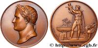 FRANCE Médaille, Baptême du roi de Rome, refrappe PREMIER EMPIRE Monnaie de Paris (1811) (67,5mm, 141,36g, 12h) -
