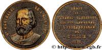 FRANCE Médaille, Hommage à Joseph Garibaldi PERSONNAGES (1859) (55,5mm, 75,51g, 12h) -