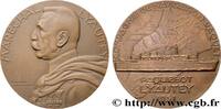 FRANCE Médaille, Maréchal Lyautey, Paquebot Lyautey MER ET MARINE : PAQUEBOTS, NAVIRES, BATEAUX 1951 (49,5mm, 70,49g, 12h) -