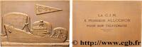 FRANCE Plaquette, Compagnie industrielle maritime ENTREPRISES, INDUSTRIES ET COMMERCES DIVERS n.d. (51mm, 163,31g, 12h) -