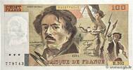 FRANCE 100 Francs DELACROIX imprimé en continu FRANCE 100 Francs DELACROIX imprimé en continu 1991 XF- -