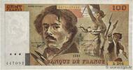 FRANCE 100 Francs DELACROIX imprimé en continu FRANCE 100 Francs DELACROIX imprimé en continu 1991 VF- -