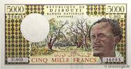 DJIBOUTI 5000 Francs DJIBOUTI 5000 Francs 1991 UNC- -