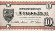 FAEROE ISLANDS 10 Kronur FAEROE ISLANDS 10 Kronur 1954 UNC -