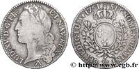 FRANCE Demi-écu aux branches d’olivier, tête ceinte d’un LOUIS XV THE BELOVED Lille 1761 (33mm, 14,33g, 6h) VF/VF