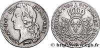 FRANCE Cinquième d’écu aux branches d’olivier, tête ceint LOUIS XV THE BELOVED Orléans 1766 (26mm, 5,74g, 6h) XF