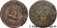 FRANCE Double tournois, 1er type HENRY IV Lyon 1608 (20,5mm, 4,16g, 6h) -