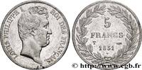 FRANCE 5 francs type Tiolier avec le I, tranche en creux LOUIS-PHILIPPE I Nantes 1831 (37mm, 24,85g, 6h) -