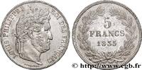 FRANCE 5 francs IIe type Domard LOUIS-PHILIPPE I Rouen 1835 (37mm, 24,70g, 6h) -