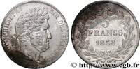 FRANCE 5 francs IIe type Domard LOUIS-PHILIPPE I Strasbourg 1838 (37mm, 25,02g, 6h) -