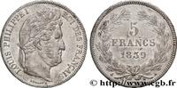FRANCE 5 francs, IIe type Domard LOUIS-PHILIPPE I Paris 1839 (37mm, 24,86g, h) -