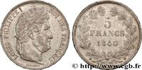 FRANCE 5 francs IIe type Domard LOUIS-PHILIPPE I Strasbourg 1840 (37mm, 24,97g, 6h) -