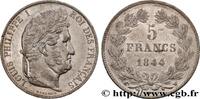 FRANCE 5 francs, IIIe type Domard LOUIS-PHILIPPE I Lille 1844 (37mm, 24,91g, 6h) -