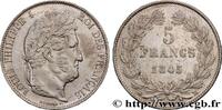 FRANCE 5 francs IIIe type Domard LOUIS-PHILIPPE I Strasbourg 1845 (37mm, 25,02g, 6h) -