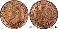 FRANCE Un centime Napoléon III, tête laurée SECOND EMPIRE Paris 1862 (15mm, 1,01g, 6h) -