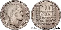FRANCE 10 francs Turin, grosse tête, rameaux courts PROVISIONAL GOVERNEMENT OF THE FRENCH REPUBLIC 1946 (26mm, 7,13g, 6h) -