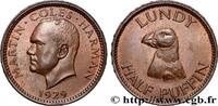 UNITED KINGDOM - LUNDY ISLAND 1/2 (Half) Puffin - Île de Lundy UNITED KINGDOM - LUNDY ISLAND 1929 (23mm, 5,62g, 12h) -