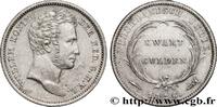 NETHERLANDS INDIES 1/4 Gulden Guillaume I NETHERLANDS INDIES Utrecht 1826 (20mm, 4,00g, 6h) -