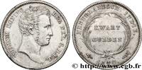 NETHERLANDS INDIES 1/4 Gulden Guillaume I NETHERLANDS INDIES Utrecht 1840 (20mm, 4,04g, 6h) -