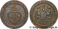 1/2 Dub (1/96 Rupee) BRITISH INDIA - EAST INDIA COMPANY – MADRAS PRESIDENCY Soho 1797 (24,5mm, 6,74g, 6h) XF
