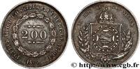 BRAZIL - EMPIRE OF BRAZIL - PETER II 200 Reis BRAZIL - EMPIRE OF BRAZIL - PETER II 1860 (26mm, 2,52g, 6h) -