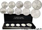 FRANCE Coffret LA SEMEUSE argent 2008-2010 (5, 10, 15, 25 FRANCE Pessac 2008-2010 (mm, g, 12h) -